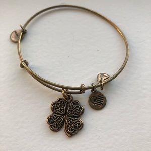 Alex and Ani four leaf clover